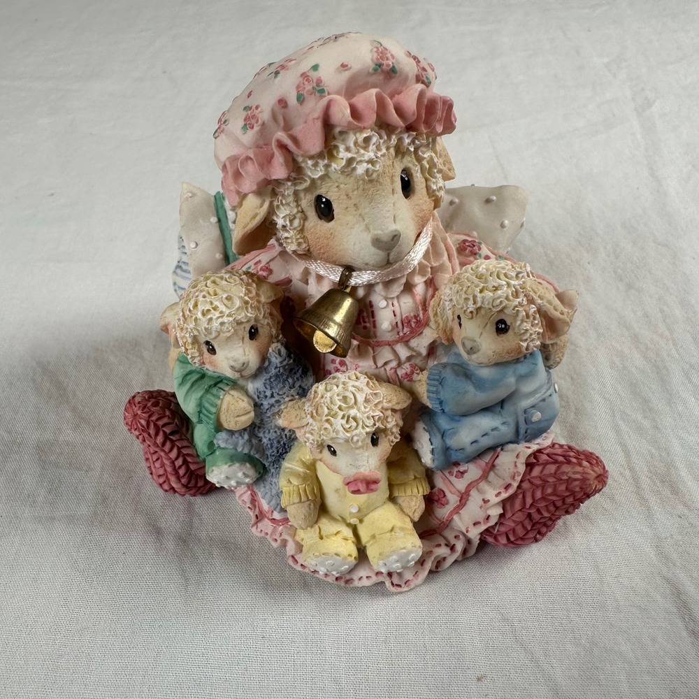 Vintage 1995 Enesco Mary Had a Little Lamb Count Your Blessings Figurine 159689
